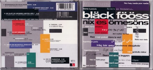 Bläck fööss nix es - -,